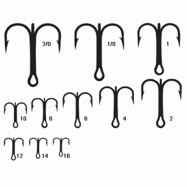 Крючок тройник MUSTAD 35647 №8