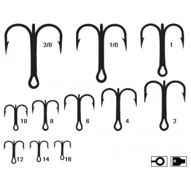 Крючок тройник MUSTAD 35647 №6