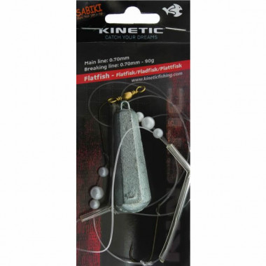 Оснастка морская Kinetic Flatfisk/Fladfisk/Plat 0.70mm 90g KS07012
