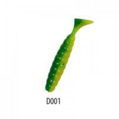 Риппер AKARA съедобный Mega Soft Tail 60мм цвет- D001