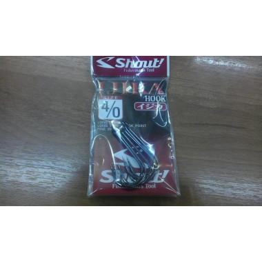 Крючок SHOUT Assist (Япония) для морской рыбалки 51-IJ BL  №1/0/15шт.