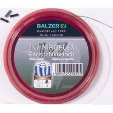 Поводковый набор BALZER 1х7 нитей 610/12кг 10м