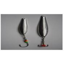 Блесна Зимняя Winter lure MAGIC 55mm, 5,5gr PH2-Ag цепочка с чёртиком