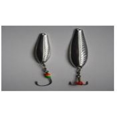 Блесна Зимняя Winter lure MAGIC 55mm, 5,5gr PH2-Ag цепочка с чёртиком