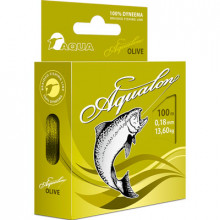 Плетеный шнур Aqualon Olive,  0,25mm 100m 17,9кг